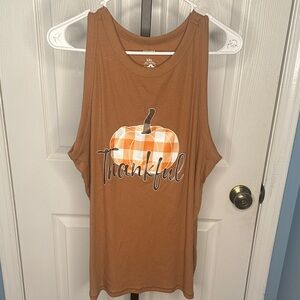 Sonoma Tan Cotton Blend Tank Top